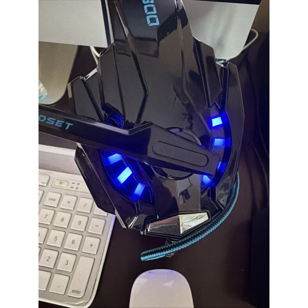 BENGOO G9000 Blue Pro Gaming Headset Wired 3.5mm PS4 PS5 Xbox PC